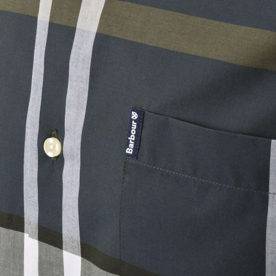 Alternative Image for ProductBarbour Long Sleeved Tartan 12 Shirt Green3